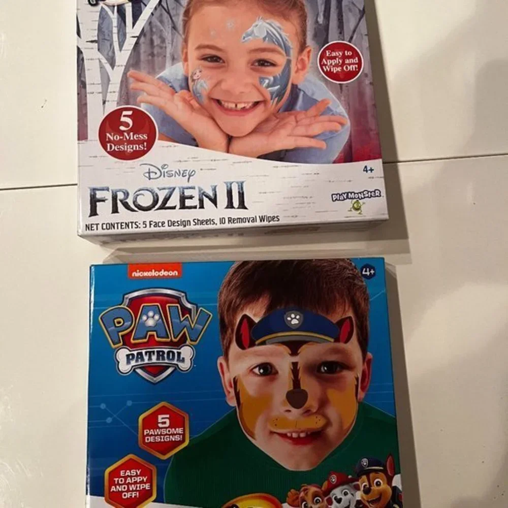 Frozen and Paw‎ Patrol Face Face Tattoos / New